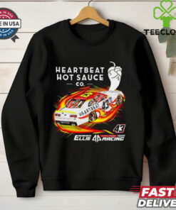 **Heartbeat Hot Sauce Co Ryan Ellis Racing Shirt** – Show your support for Ryan Ellis with this exclusive racing shirt, featuring the iconic Heartbeat Hot Sauce Co logo. Perfect for racing fans who want to add some spice to their wardrobe!