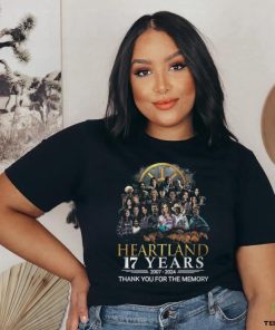 Heartland 17 Years 2007 2024 Thank You For The Memories Shirt
