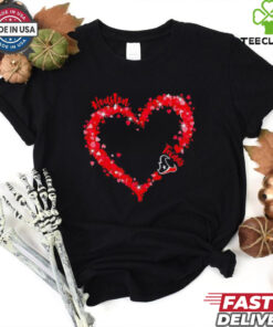 Hearts Houston Texans Football Logo shirt