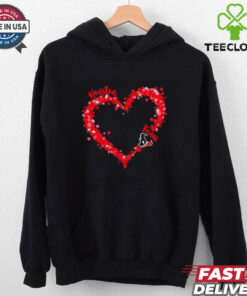 Hearts Houston Texans Football Logo shirt