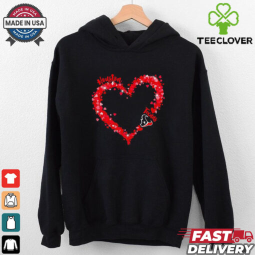 Hearts Houston Texans Football Logo shirt