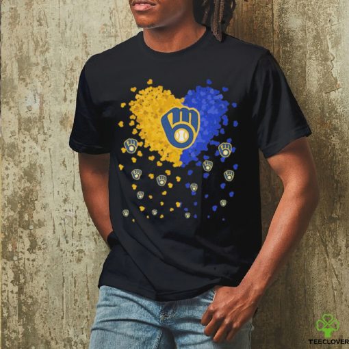 Hearts Love Milwaukee Brewers 2023 Shirt