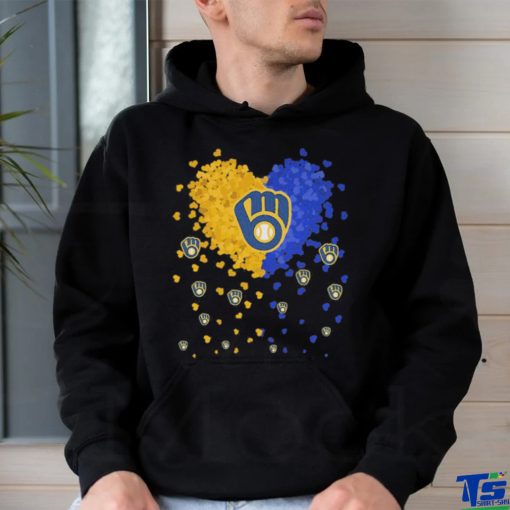 Hearts Love Milwaukee Brewers 2023 Shirt