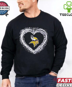 Hearts Minnesota Vikings Football Logo shirt