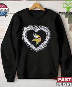 Hearts Minnesota Vikings Football Logo shirt