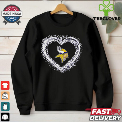 Hearts Minnesota Vikings Football Logo shirt