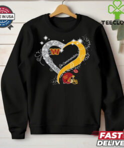 Hearts Washington Commanders Go Commanders Shirt