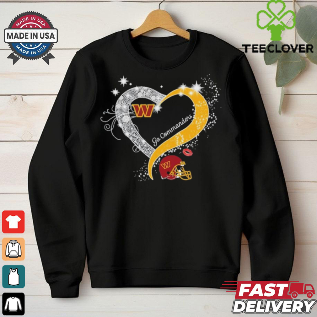 Hearts Washington Commanders Go Commanders Shirt Hearts Washington Commanders Go Commanders Shirt