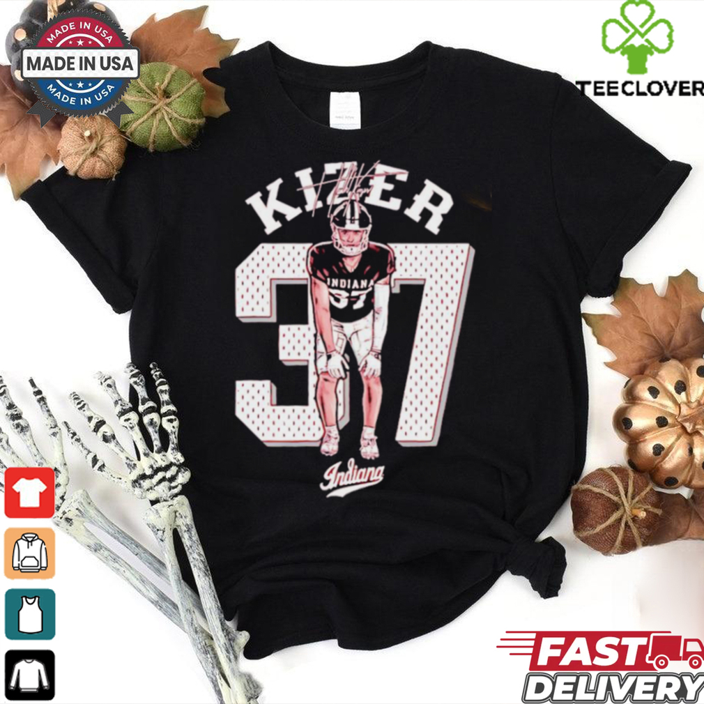 Heath Kizer Indiana Hoosiers graphic signature shirt Heath Kizer Indiana Hoosiers graphic signature shirt