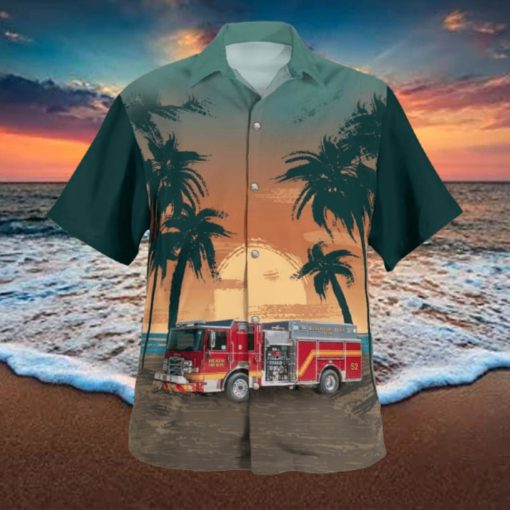 Heath Ohio Heath Fire Department Hawaiian Shirt