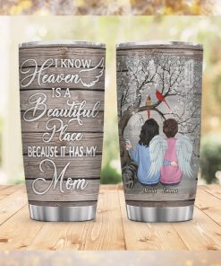 Heaven Mom Personalized Tumbler