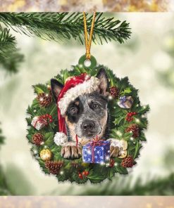 Heeler and Christmas gift for her gift for him gift for Heeler lover ornament