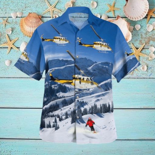 Heliski Hawaiian Shirt Stylish For Summer