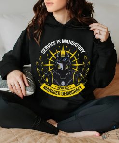 Helldivers Service Is Mandatory Spread Managed Democracy Shirt