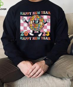 Hello 2023 Happy New Year Eve Party Retro Groovy Pajama T Shirt 1 Hoodie
