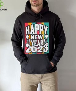 Hello 2023 Happy New Year Eve Party Retro Groovy Pajama T Shirt 2 Hoodie