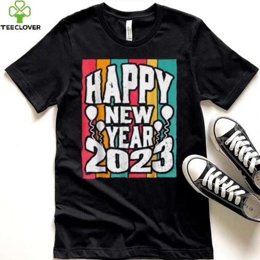 Hello 2023 Happy New Year Eve Party Retro Groovy Pajama T Shirt 2 Hoodie
