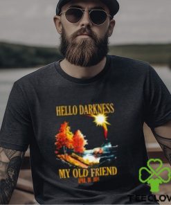 Hello Darkness My Old Friend, April 08 2024 Total Solar Eclipse T Shirt