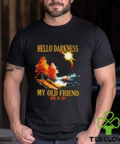 Hello Darkness My Old Friend, April 08 2024 Total Solar Eclipse T Shirt