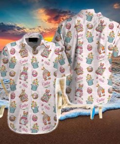 Hello Easter Gnomes Hawaiian Shirt Aloha Casual Shirt For Men And Women