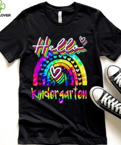 Hello Kindergarten Rainbow First Day Of School Shirt 2 Hello Kindergarten Rainbow First Day Of School Shirt