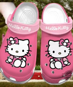 Hello Kitty Adult Crocs Sanrio The Melody Pink Hello Kitty So Cute Clogs Slippers Shoes Crocs Adult Hello Kitty Classic Clog Mens Womens NEW