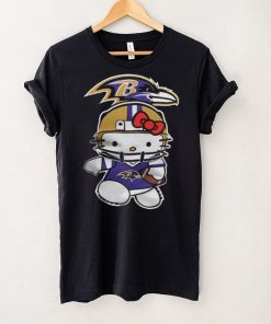 Hello Kitty Baltimore Ravens Shirt