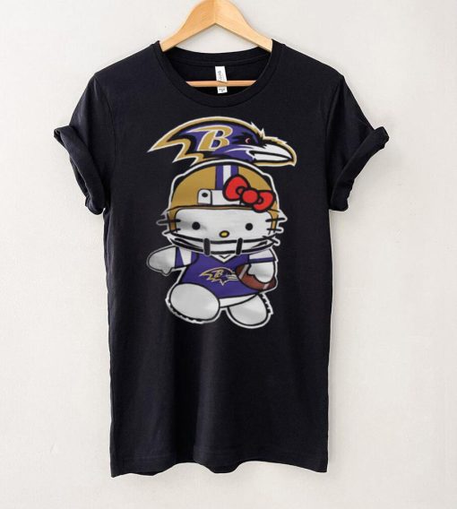 Hello Kitty Baltimore Ravens Shirt