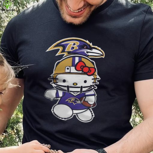 Hello Kitty Baltimore Ravens Shirt