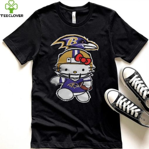 Hello Kitty Baltimore Ravens Shirt