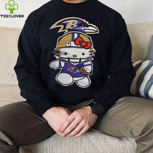 Hello Kitty Baltimore Ravens Shirt