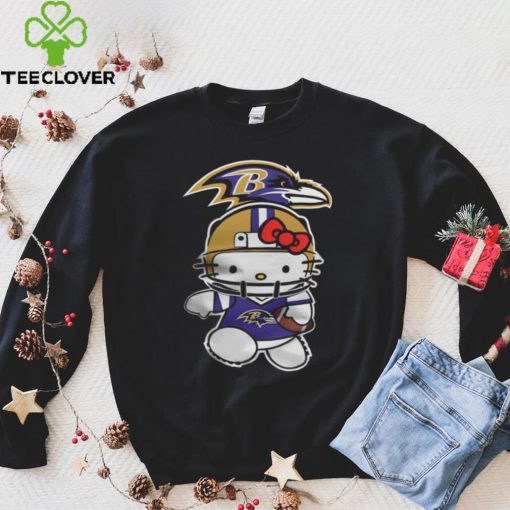 Hello Kitty Baltimore Ravens Shirt