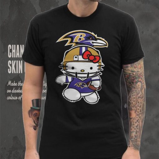 Hello Kitty Baltimore Ravens Shirt