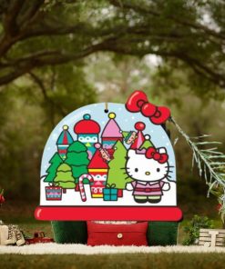 Hello Kitty Christmas Snow Globe Xmas 2023 Best Gift Tree Decorations Unique Ornament