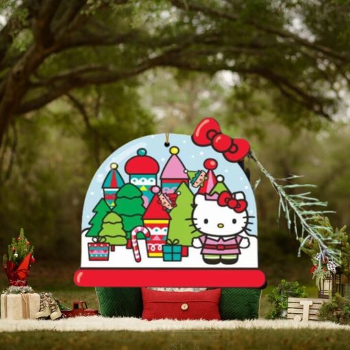 Hello Kitty Christmas Snow Globe Xmas 2023 Best Gift Tree Decorations Unique Ornament