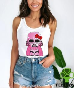 Hello Kitty Darth Vader character funny shirt