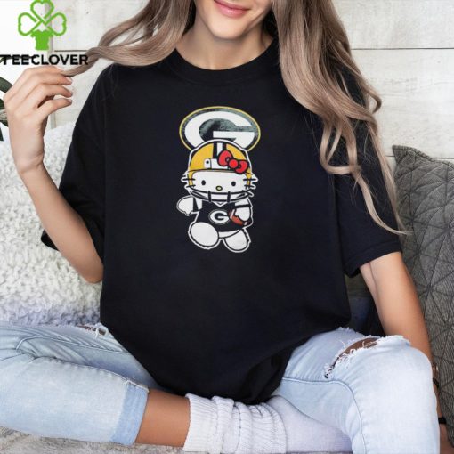 Hello Kitty Green Bay Packers Football Shirt
