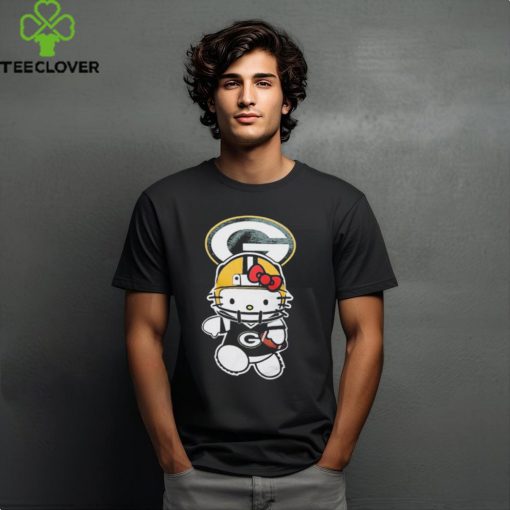 Hello Kitty Green Bay Packers Football Shirt