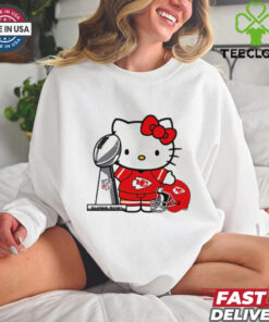 Hello Kitty Kansas City Chiefs Super Bowl Football shirt