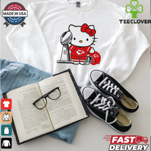 Hello Kitty Kansas City Chiefs Super Bowl Football shirt