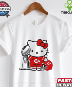 Hello Kitty Kansas City Chiefs Super Bowl Football shirt