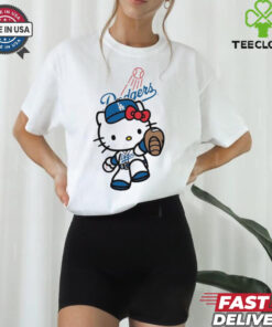 Hello Kitty Los Angeles Dodgers Baseball Shirt