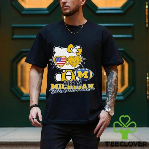 Hello Kitty Michigan Wolverines Shirt