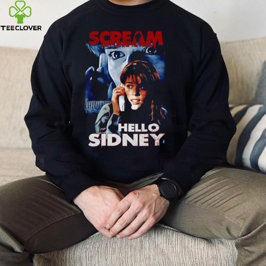 Hello Sidney Prescott Scream Vintage shirt Hello Sidney Prescott Scream Vintage shirt