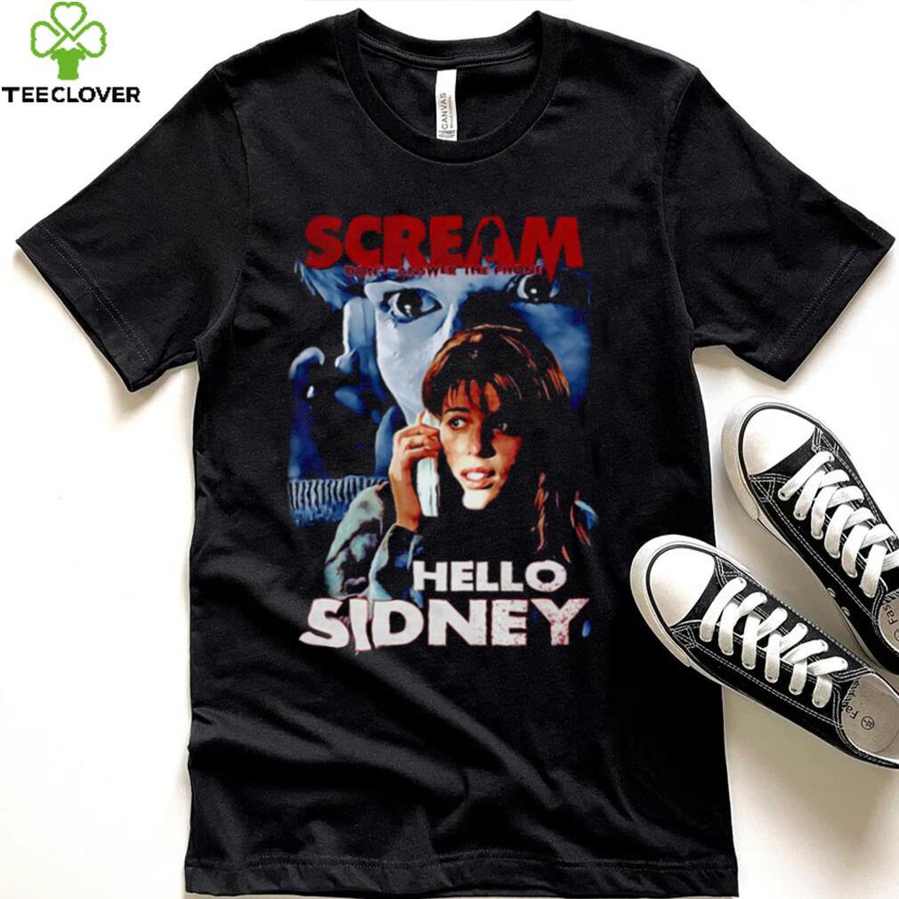 Hello Sidney Prescott Scream Vintage shirt Hello Sidney Prescott Scream Vintage shirt