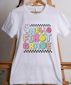 Hello first grade 2024 teacher back to school T Shirt