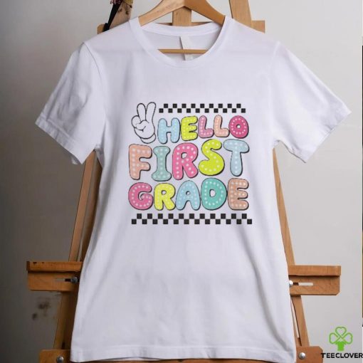 Hello first grade 2024 teacher back to school T Shirt