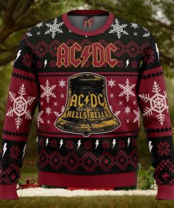 Hells Bells ACDC Ugly Christmas Sweater 1 Hells Bells ACDC Ugly Christmas Sweater