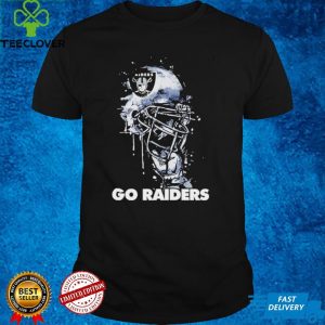 Helmet go Raiders shirt