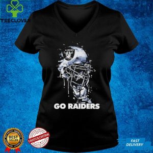 Helmet go Raiders shirt